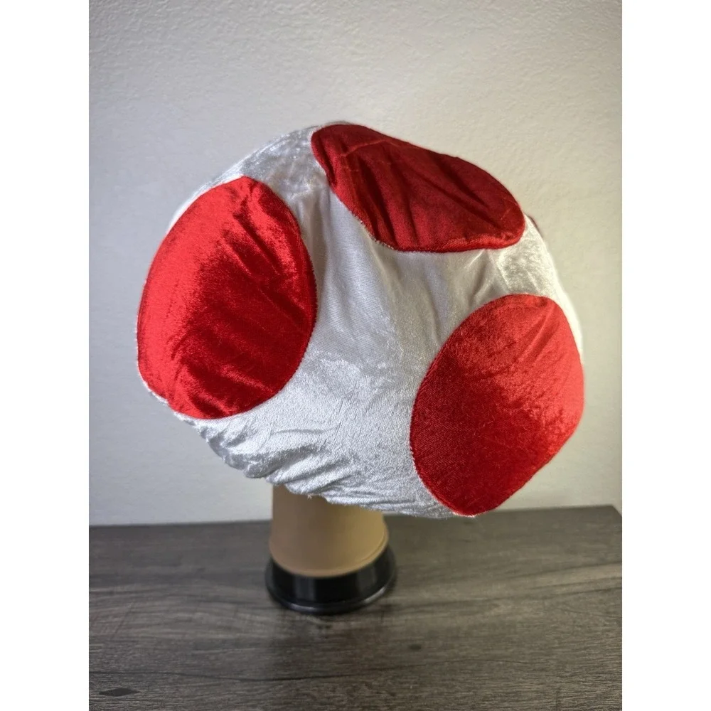 Adult Super Mario Plush Toad Hat